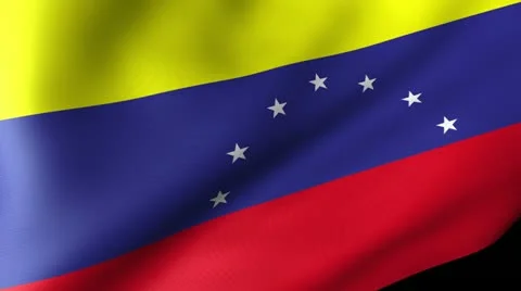 Venezuela Flag Waving Stock Footage 12230457