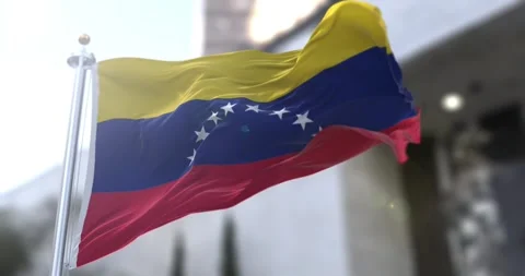 Venezuela-flag-waving-seamless-loop-4k-60fps Stock Footage 330958310