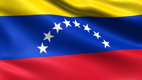 Venezuela Looping Flag 4K Stock Footage 107226089