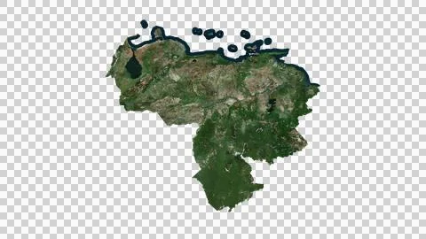 Venezuela Map Stock Illustration