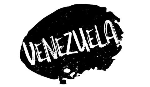 Venezuela rubber stamp Stock Illustration