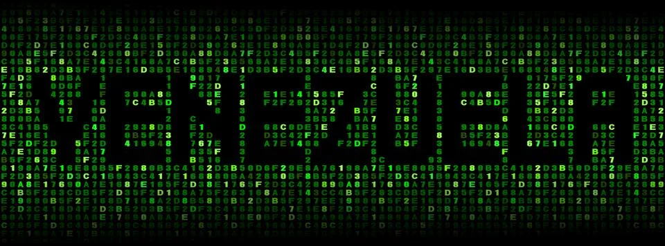 Venezuela text on hex code illustration Stock-Illustration