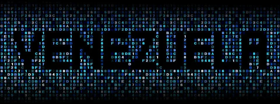 Venezuela text on hex code illustration Stock Illustration