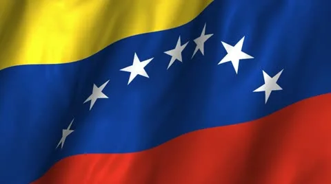 Venezuela Waving Flag Stock Footage 12374640