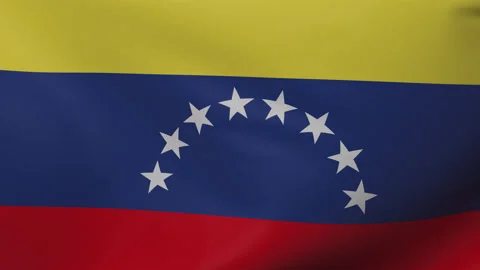 Venezuela waving flag seamless loop animation 4k. Stock Footage 150717811