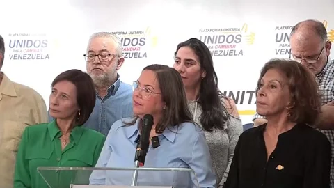 Venezuelan opposition ratifies commitment of candidates to recognize results of  動画素材 253503987