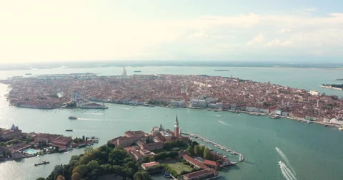 Venice from above Video stock 169572007