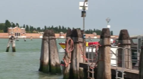 Venice Ambulance Boat Stock Footage 1059855