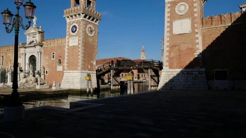 Venice - Arsenale Stock Footage 85060310