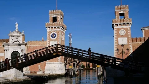 Venice - Arsenale Stock Footage 85060345