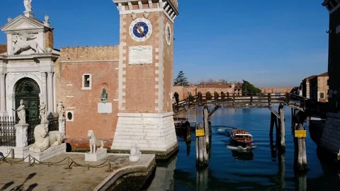 Venice - Arsenale Stock Footage 85060379