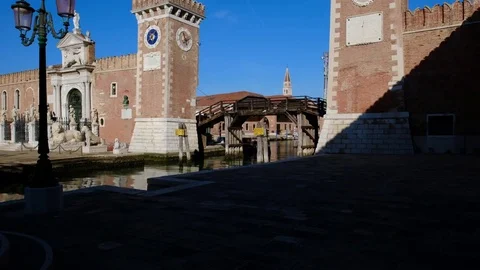 Venice - Arsenale Stock Footage 85060410