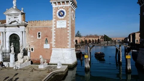 Venice - Arsenale Stock Footage 85060511