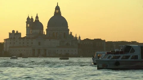 Venice, Basilica Maria della Salute Video stock 72431153