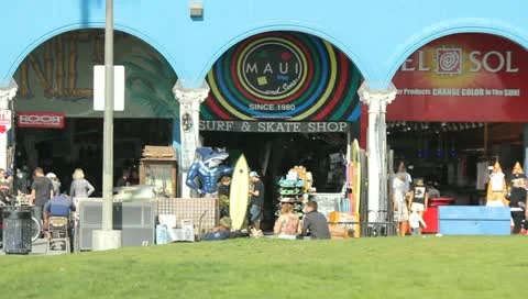 Venice Beach Boardwalk Stock Footage 11360395