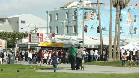 Venice Beach Boardwalk Stock Footage 11360400