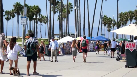 Venice Beach Boardwalk Stock-Footage 217209355