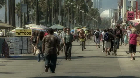 Venice Beach Impressions #05 Stock Footage 24743445
