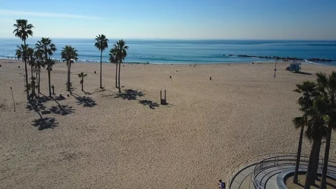 Venice Beach Rise Stock Footage 97957480