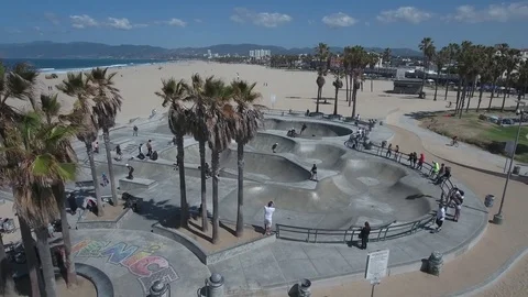 Venice beach skate Stock Footage 78207454
