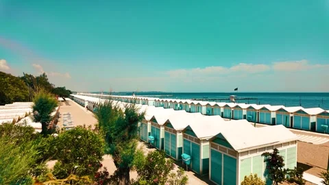 Venice beach in summer, left-to-right movement Stock Footage 279145189