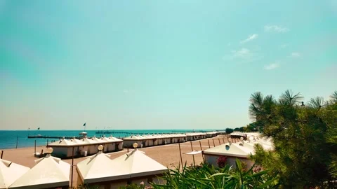 Venice beach in summer, right-to-left movement Stock Footage 279143917