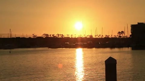 Venice Beach sunset Stock Footage 20451008