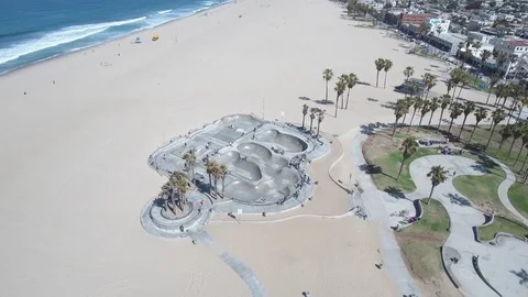 Venice beach wave Stock Footage 78207558