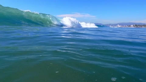 Venice Beach Wave Slow Motion  Stock Footage 167476006
