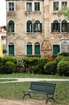 Venice Bench 스톡 사진