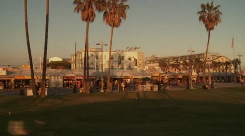 Venice Boardwalk Stock Footage 933997