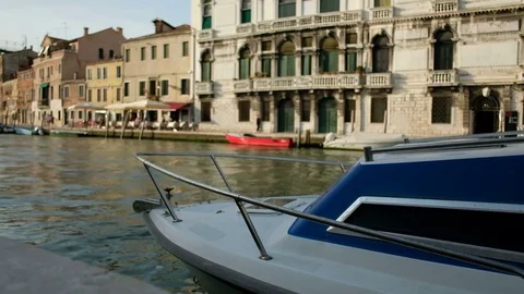 Venice boat Stock Footage 83731041