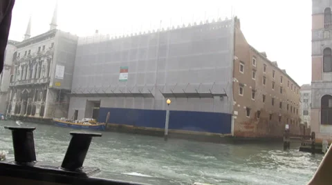Venice Boat Ride Stock Footage