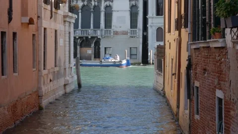 Venice. Boats Passing By. Stock Footage 289233399