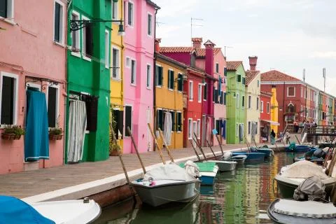 Venice - Burano Stock Photos