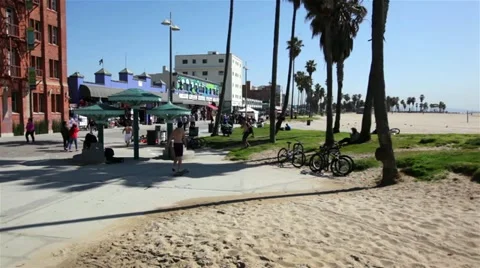 Venice CA 08 HD Stock Footage 10840794