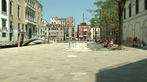 Venice campo 12 Video stock 33422750