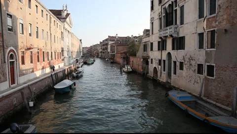 Venice canal (4) Stock Footage 6065238