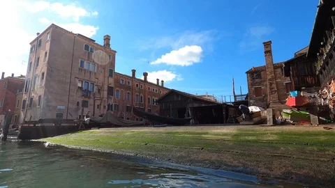 Venice canal 7 Stock Footage 127887726