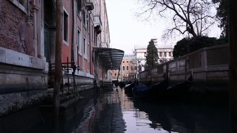 Venice canal Stock Footage 74212013