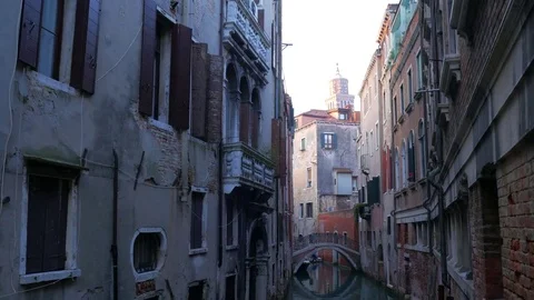Venice canal Stock Footage 77225105