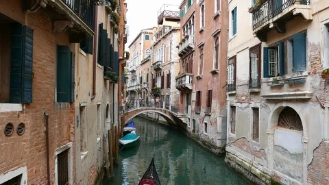Venice Canals (4k) Video stock 93705619