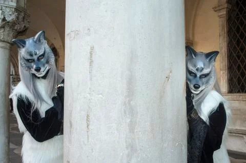 Venice carnival 2018 Stock Photos