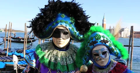 Venice carnival Stock Footage 171468496