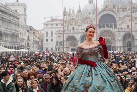Venice Carnival, Italy - 21 Feb 2023 Stock Photos