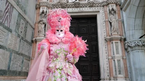 Venice Carnival, Italy Stock Footage 234576745