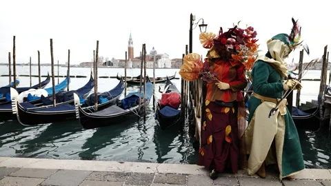 Venice Carnival, Italy Stock Footage 241551930