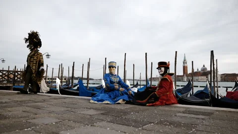 Venice Carnival, Italy Stock Footage 241558053