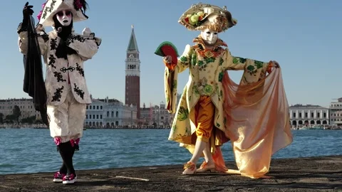 Venice Carnival, Italy Stock Footage 307752553