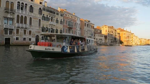 Venice from the channels, 4K clips Stock Footage 112430897
